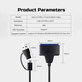 Adaptor USB 3.0 / USB-C la SATA pentru HDD/SSD de 2.5" și 3.5", cu sursă de alimentare