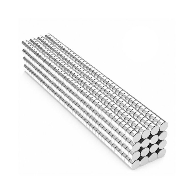 Magnet cilindric din neodim N35, 5 x 3mm, 200buc.