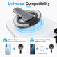 Suport magnetic pentru telefon cu stand, compatibil cu MagSafe, negru