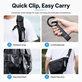 Suport magnetic pliabil pentru telefon, compatibil cu MagSafe, negru