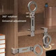 Suport magnetic rotativ universal pentru telefon, gri