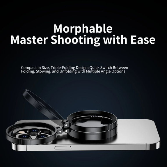 Filtru polarizator CPL de 52mm cu suport magnetic pentru smartphone