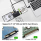 Adaptor USB 3.0 la SATA / IDE pentru HDD/SSD de 2.5" și 3.5" și unități optice