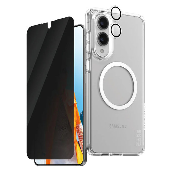 Bundle 3 în 1 Privacy pentru Samsung Galaxy S25 Edge, PanzerGlass