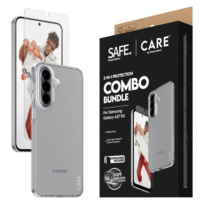 Bundle 2 în 1 pentru Samsung Galaxy A57, PanzerGlass