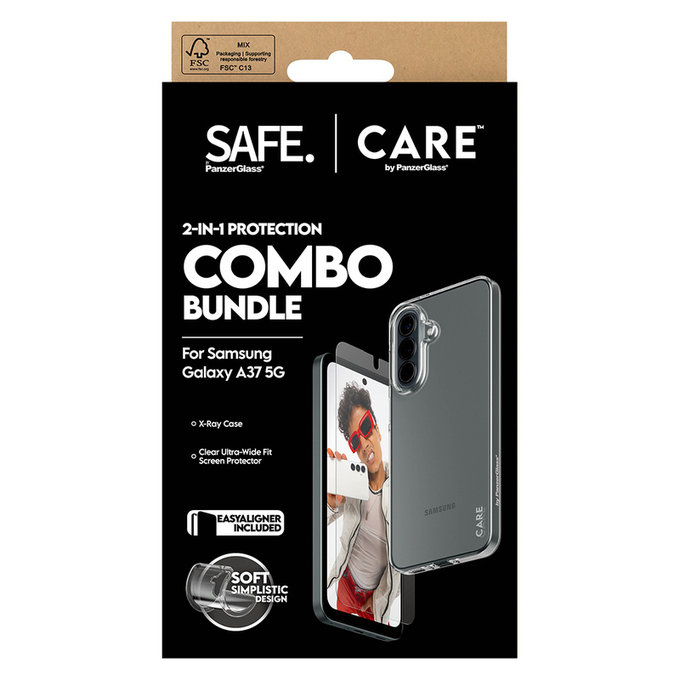 Bundle 2 în 1 pentru Samsung Galaxy A37, PanzerGlass