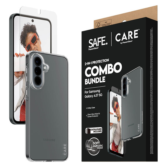 Bundle 2 în 1 pentru Samsung Galaxy A37, PanzerGlass