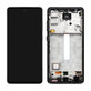 Samsung Galaxy A52 5G A526B, A52s 5G A528B - Ecran LCD + Sticlă Tactilă + Ramă (Awesome Black) TFT