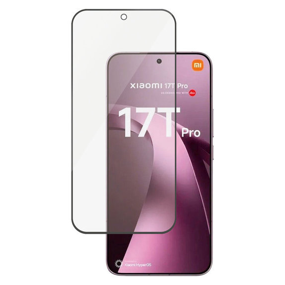 Sticlă securizată UWF pentru Xiaomi 17T Pro, Negru, PanzerGlass