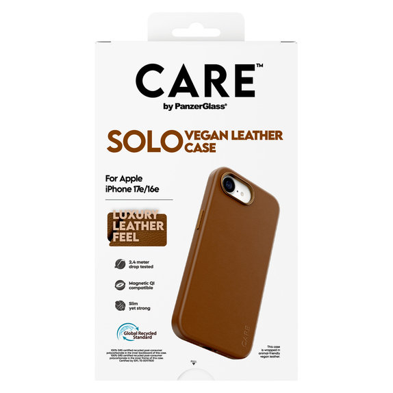 Caz Solo pentru iPhone 17e/16e, Maro, PanzerGlass