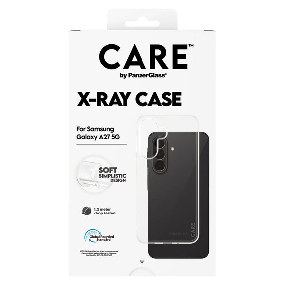 Caz X-Ray pentru Samsung Galaxy A27, Transparent, PanzerGlass