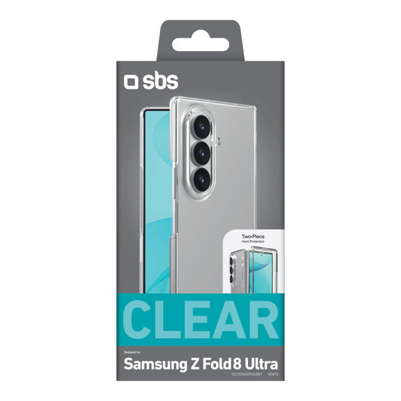 Husă Crystal pentru Samsung Galaxy Z Fold8 Ultra, Transparentă, SBS