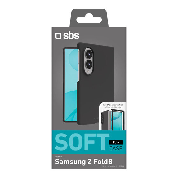 Husă Instinct pentru Samsung Galaxy Z Fold8, Neagră, SBS