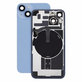 Sticlă carcasă spate pentru iPhone 14, Blue, Pulled A