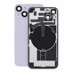 Sticlă carcasă spate pentru iPhone 14, Purple, Pulled A