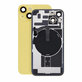 Sticlă carcasă spate pentru iPhone 14, Yellow, Pulled A