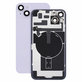 Sticlă carcasă spate pentru iPhone 14 Plus, Purple, Pulled A