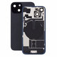 Sticlă carcasă spate pentru iPhone 15, Black, Pulled A