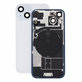 Sticlă carcasă spate pentru iPhone 15, Blue, Pulled A