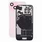 Sticlă carcasă spate pentru iPhone 15, Pink, Pulled A