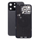 Sticlă carcasă spate pentru iPhone 15 Pro Max, Black Titanium, Pulled A
