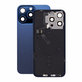 Sticlă carcasă spate pentru iPhone 15 Pro Max, Blue Titanium, Pulled A