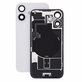 Sticlă carcasă spate pentru iPhone 16, White, Pulled A