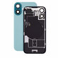 Sticlă carcasă spate pentru iPhone 16, Teal, Pulled A