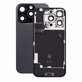 Sticlă carcasă spate pentru iPhone 16 Pro, Black Titanium, Pulled A