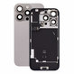 Sticlă carcasă spate pentru iPhone 16 Pro, Natural Titanium, Pulled A