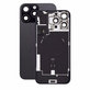 Sticlă carcasă spate pentru iPhone 16 Pro Max, Black Titanium, Pulled A