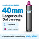 Accesoriu lung pentru bucle pentru Dyson Airwrap HS01, HS05, 40 mm, Nickel / Fuchsia