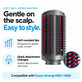 Perie moale pentru netezire pentru Dyson Airwrap HS01, HS05, Iron / Fuchsia