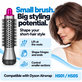 Perie rotundă mică pentru volum pentru Dyson Airwrap HS01, HS05, Iron / Fuchsia