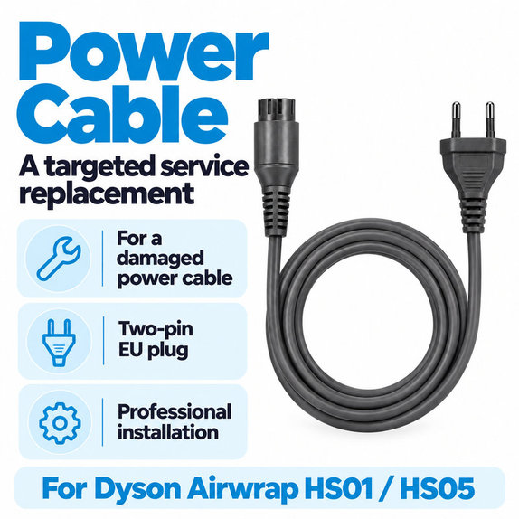 Cablu de alimentare pentru Dyson Airwrap HS01, HS05