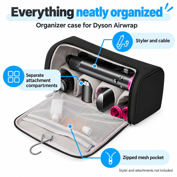 Husă organizatoare pentru Dyson Airwrap