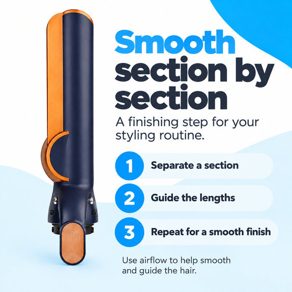 Accesoriu pentru îndreptarea părului pentru Dyson Airwrap HS01, HS05, HS08