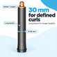 Accesoriu lung pentru bucle pentru Dyson Airwrap HS01, HS05, 30 mm, Nickel / Copper