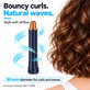 Accesoriu scurt pentru bucle pentru Dyson Airwrap HS01, HS05, 30 mm, Prussian Blue / Rich Copper