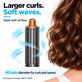 Accesoriu scurt pentru bucle pentru Dyson Airwrap HS01, HS05, 40 mm, Nickel / Copper