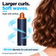 Accesoriu scurt pentru bucle pentru Dyson Airwrap HS01, HS05, 40 mm, Prussian Blue / Rich Copper