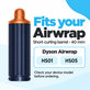 Accesoriu scurt pentru bucle pentru Dyson Airwrap HS01, HS05, 40 mm, Prussian Blue / Rich Copper