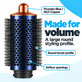 Perie rotundă mare pentru volum pentru Dyson Airwrap HS01, HS05, Prussian Blue / Rich Copper