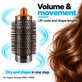 Perie rotundă medie pentru volum pentru Dyson Airwrap HS01, HS05, Nickel / Copper
