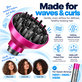 Difuzor Wave + Curl pentru Dyson Airwrap HS05, Fuchsia