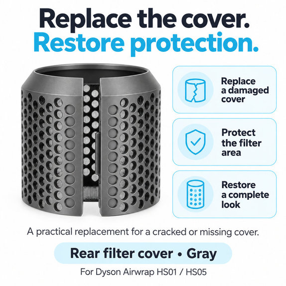 Capac posterior al filtrului pentru Dyson Airwrap HS01, HS05