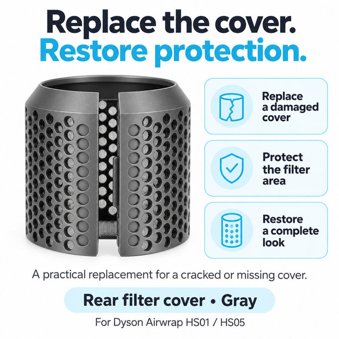 Capac posterior al filtrului pentru Dyson Airwrap HS01, HS05