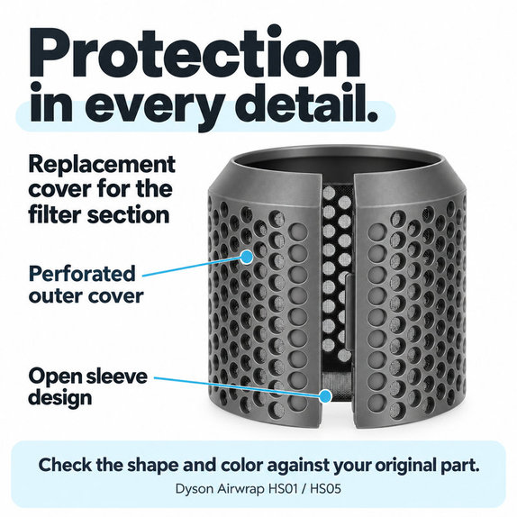 Capac posterior al filtrului pentru Dyson Airwrap HS01, HS05