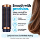Perie fermă mică pentru netezire pentru Dyson Airwrap HS01, HS05, HS08, Prussian Blue / Rich Copper