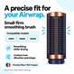 Perie fermă mică pentru netezire pentru Dyson Airwrap HS01, HS05, HS08, Prussian Blue / Rich Copper
